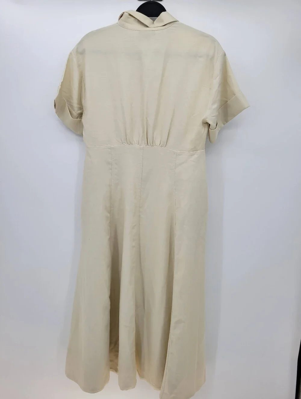 J Crew Petite zip-up shirt-dress in Gramercy linen blend CT676 Size 10 Petite